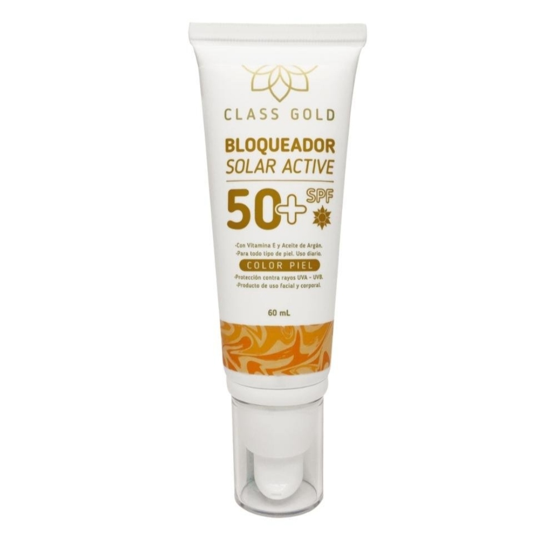 Bloqueador Solar Class Gold SPF 50+ Color Piel – Primmavera