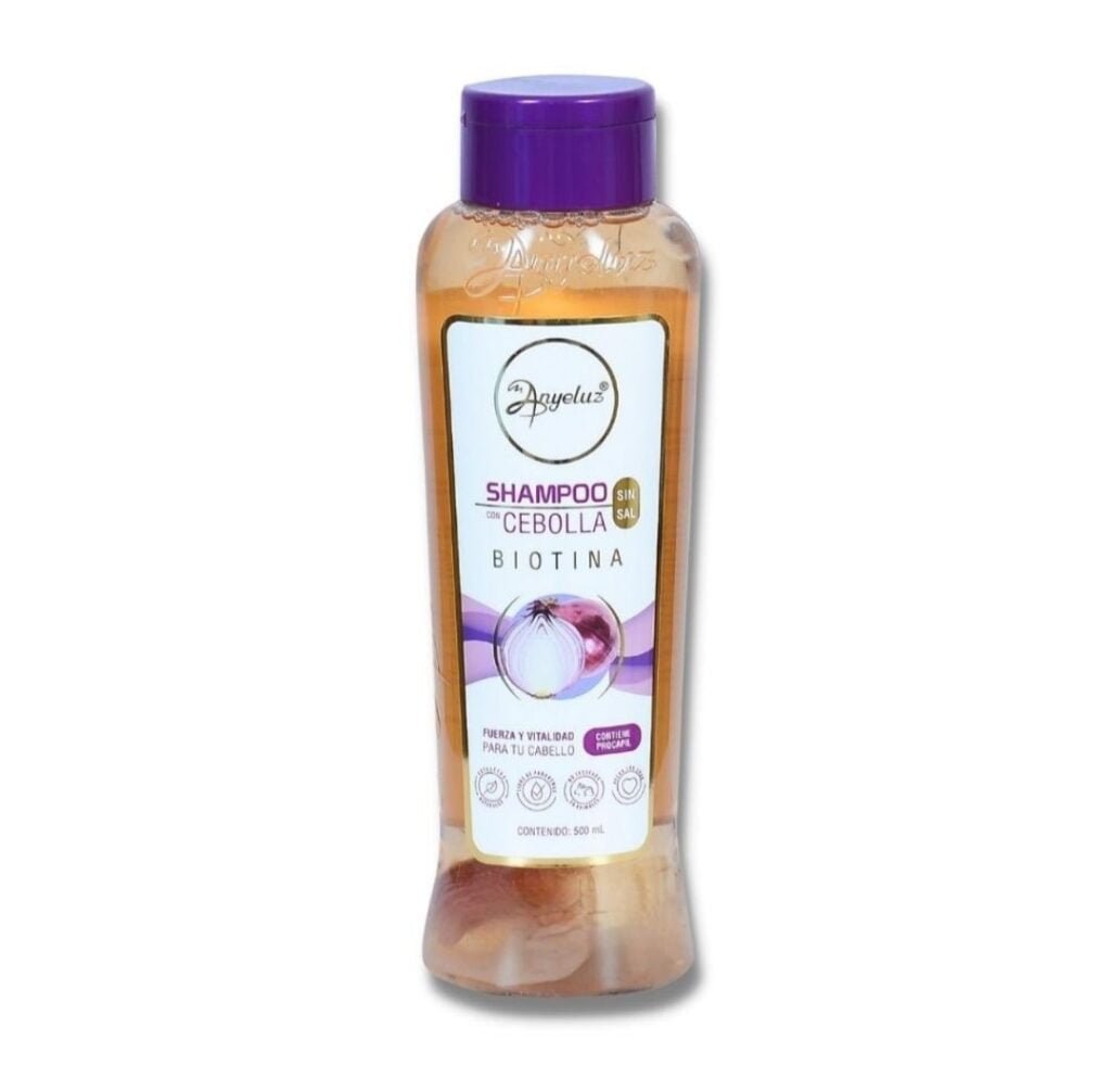 shampoo de cebolla Anyeluz Más que bella