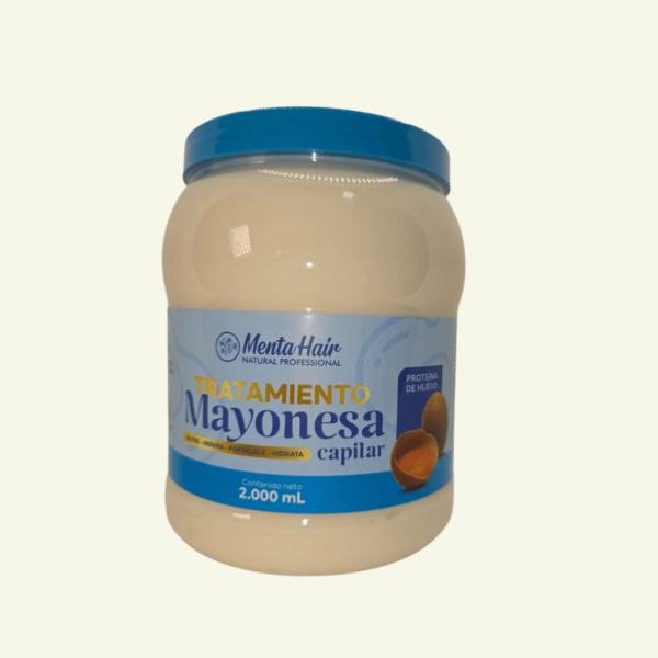 Bomboneras de mayonesa ideal para cabellos maltratados y opacos