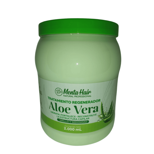 Bombonera de aloe vera ideal para cabellos secos y deshidratados