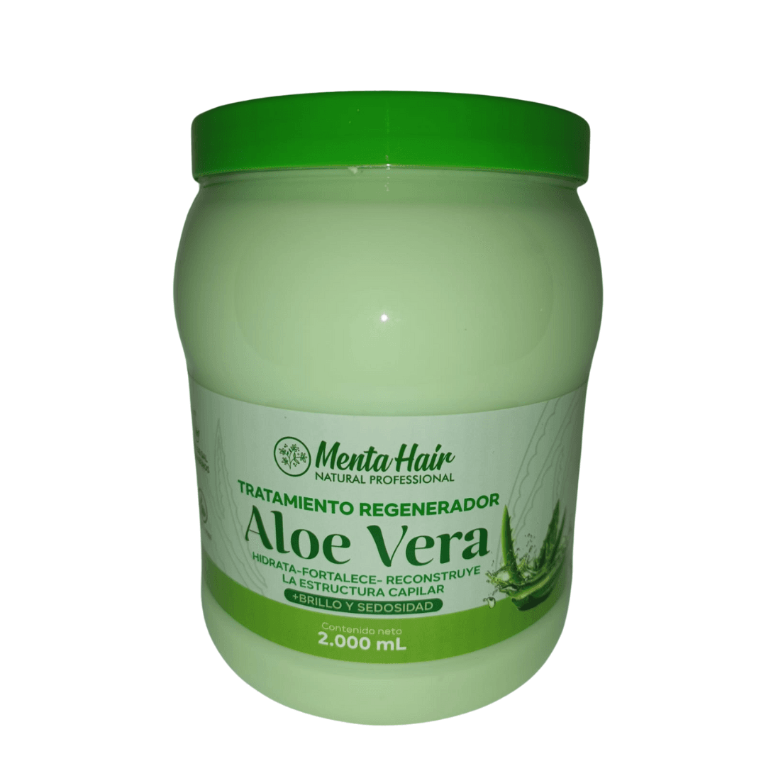 Bombonera de aloe vera ideal para cabellos secos y deshidratados