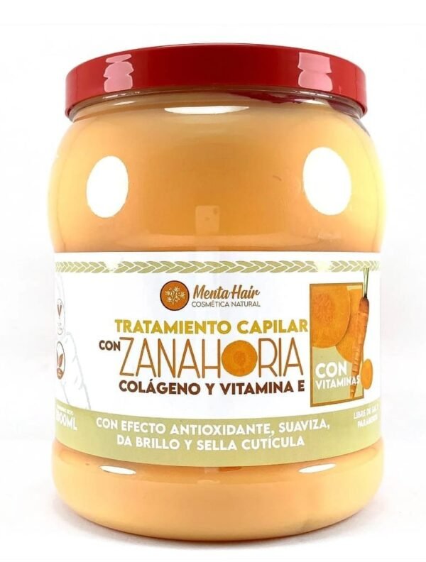 Tratamiento de zanahoria Menta hair ideal para la caída del cabello